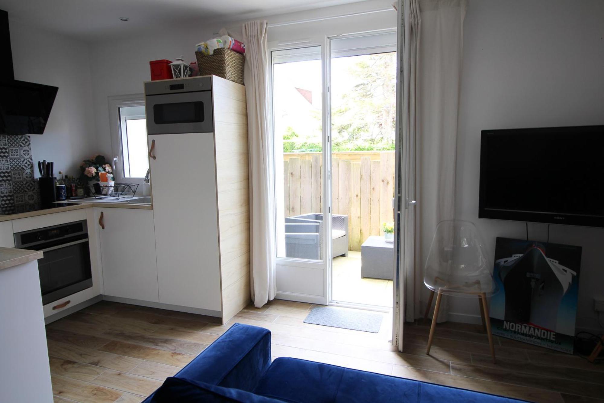 Appartement Avec Terrasse Privee, Plage A Pied Saint-Aubin-Sur-Mer  Exteriér fotografie