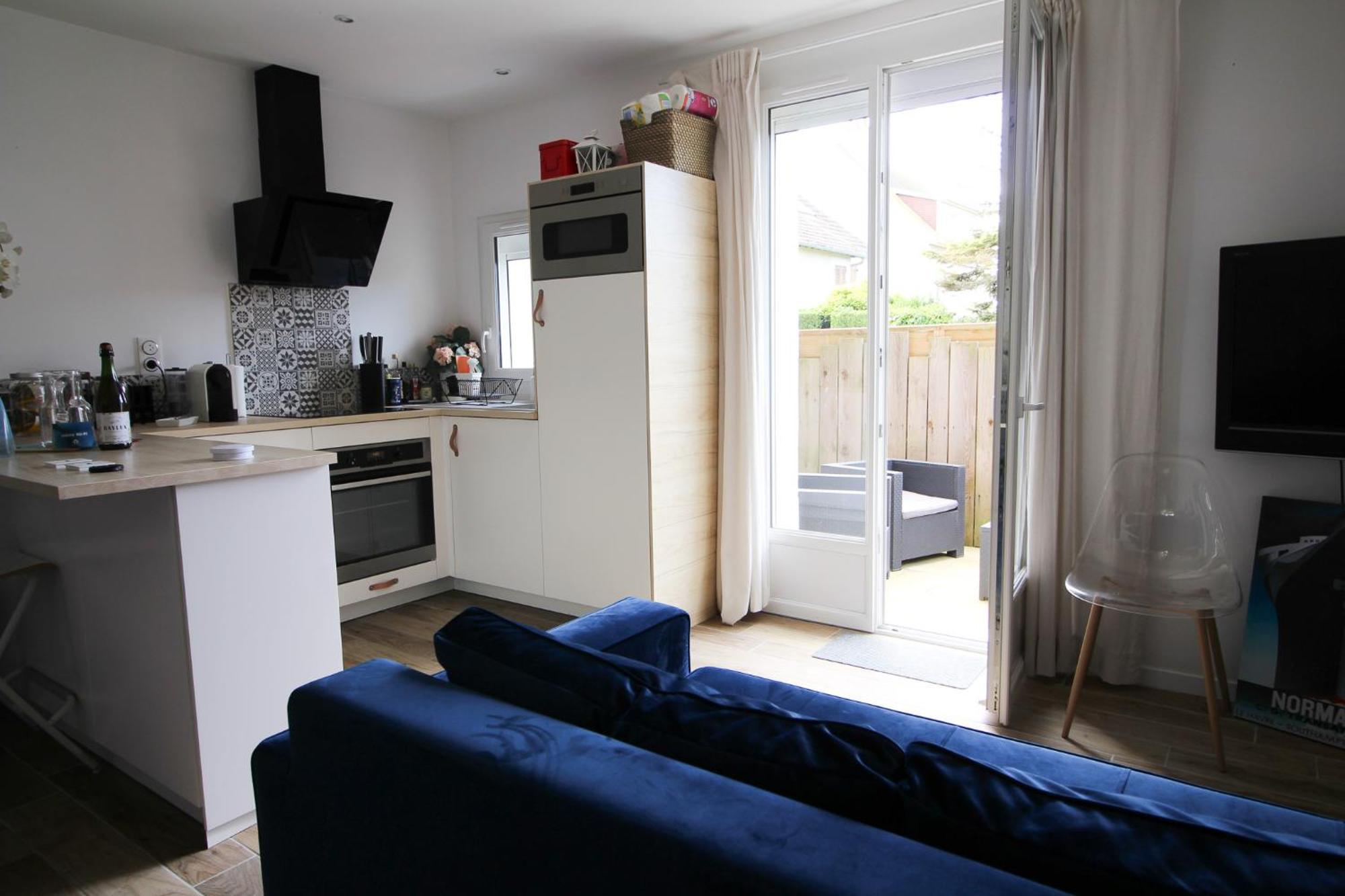 Appartement Avec Terrasse Privee, Plage A Pied Saint-Aubin-Sur-Mer  Exteriér fotografie
