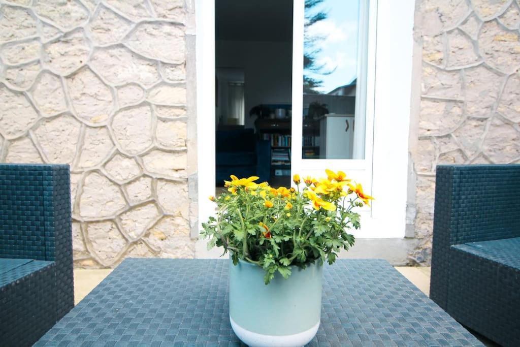Appartement Avec Terrasse Privee, Plage A Pied Saint-Aubin-Sur-Mer  Exteriér fotografie