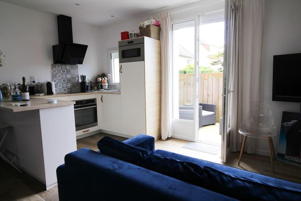 Appartement Avec Terrasse Privee, Plage A Pied Saint-Aubin-Sur-Mer  Exteriér fotografie